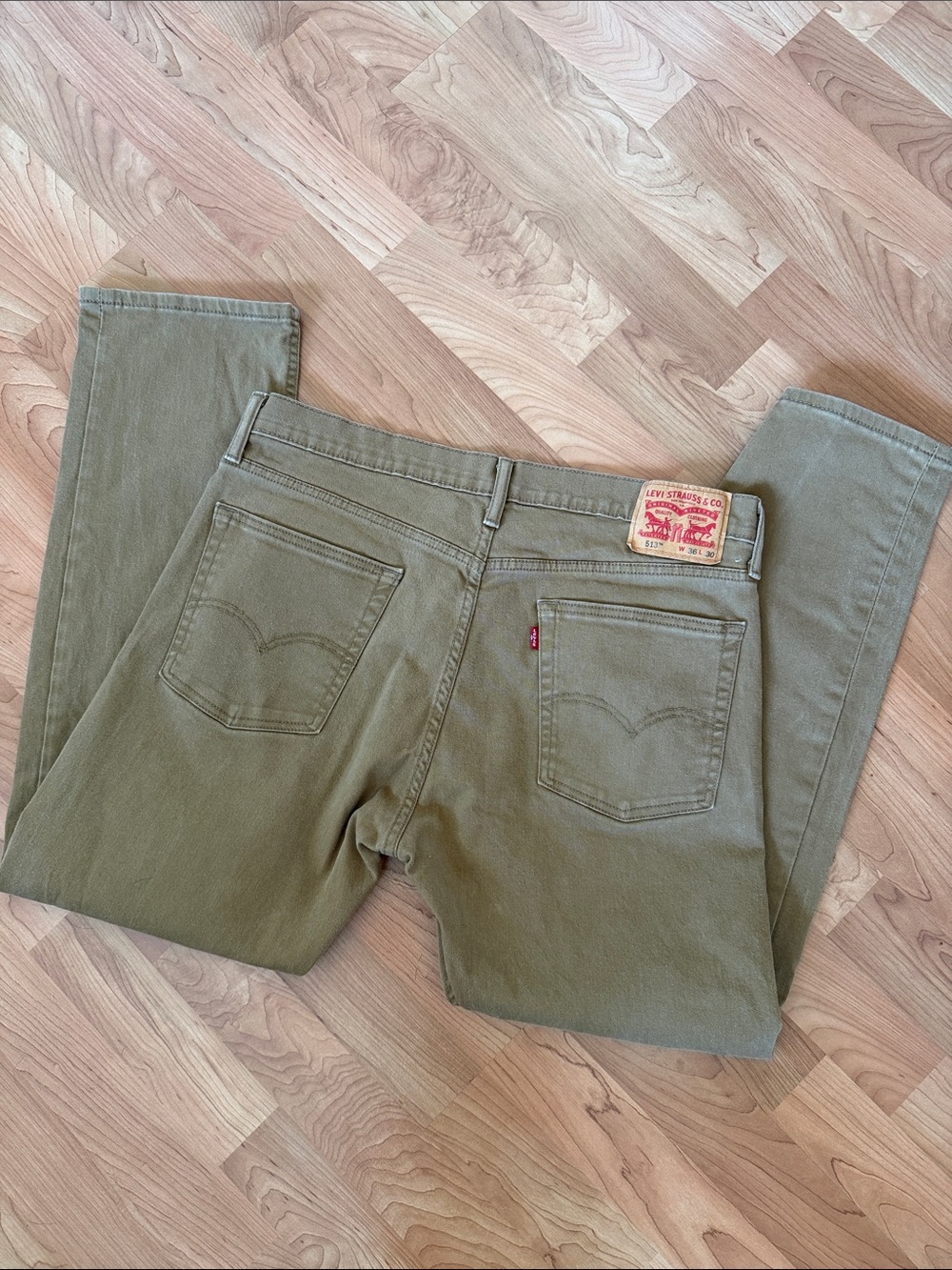 Levi's Men's 513 Tan Jeans